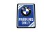 BMW K1600GT & K1600GTL Letrero metálico BMW - Parking Only