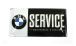 BMW R1200GS (04-12), R1200GS Adv (05-13) & HP2 Letrero metálico BMW - Service