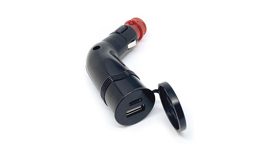 BMW R 1200 R, LC (2015-2018) Adaptador USB angular para socket de motocicleta