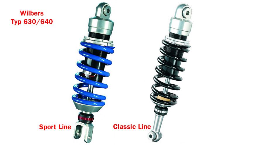 BMW R1200RT (2005-2013) Wilbers Suspensión tipo 640 R1200RT trasera