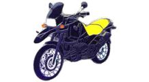  BMW R850GS, R1100GS, R1150GS & Adventure Pin R 1100 GS (negro-amarillo)