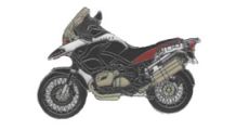  BMW R1200GS (04-12), R1200GS Adv (05-13) & HP2 Pin R 1200 GS Adv. 2006 (rojo)