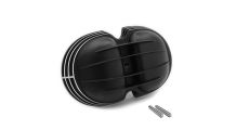  BMW R 100 modelo Tapa de válvula, negro con bordes pulidos, 4 costillas
