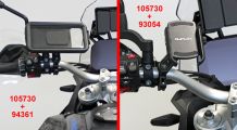  BMW R 1250 GS & R 1250 GS Adventure Soporte para smartphone Quiklox para manillar