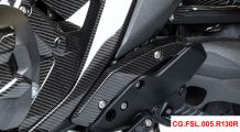  BMW R1300RS Taloneras de fibra de carbono