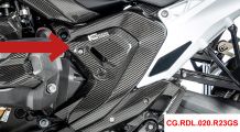  BMW R1300RS Cubierta triangular de carbono para marco