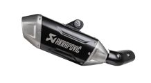  BMW F450GS Escape Akrapovic Acero Inoxidable Negro