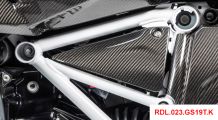  BMW R 1250 RS Cubierta triangular de carbono para marco, lado izquierdo