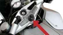  BMW K1200S Soporte para corona de horquilla superior para GPS