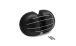BMW R 80 modelo Tapa de válvula, negro con costillas pulidas, 4 costillas