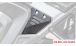 BMW R1300GS & Adventure Cubierta triangular de carbono para marco delantero