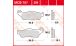 BMW K1200GT (2006-2008) Pastillas para freno traseras