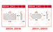 BMW K1200RS & K1200GT (1997-2005) Pastillas para freno delantero