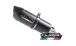 BMW F 650, CS, GS, ST, Dakar (1994-2007) Escape GPR Slip On Furore Nero Italia