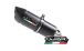 BMW F 650, CS, GS, ST, Dakar (1994-2007) Escape GPR Slip On Furore Nero Italia