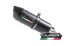 BMW F 650, CS, GS, ST, Dakar (1994-2007) Escape GPR Slip On Furore Nero Italia