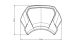 BMW R nine T Placa frontal aluminio