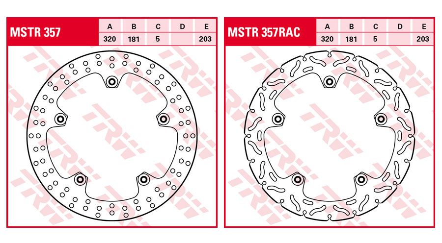 BMW R1200GS (04-12), R1200GS Adv (05-13) & HP2 Discos de freno delantero Retrofit