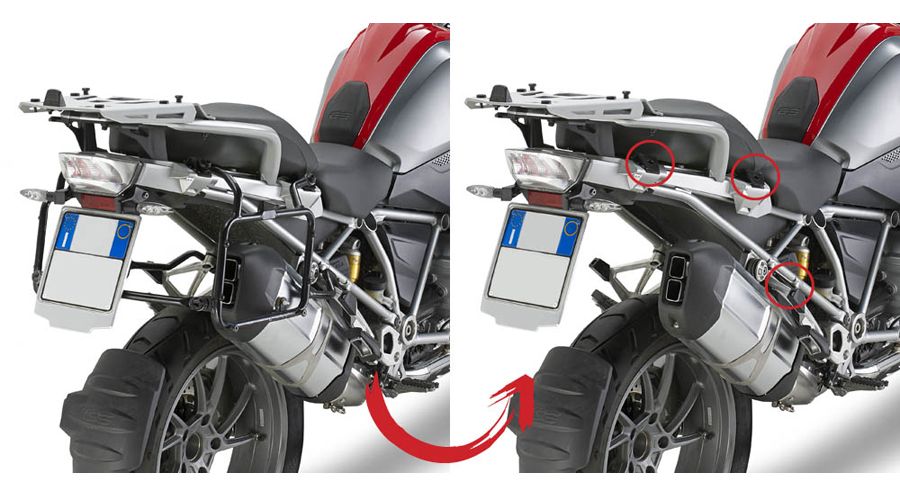 BMW R1250GS – Support Bagage Latéral