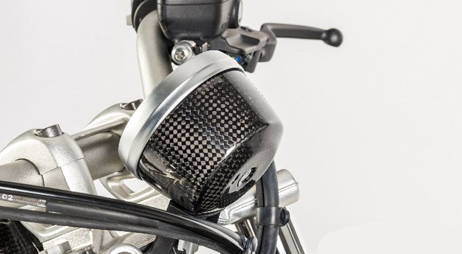 BMW R nine T Cubierta para instrumentación de fibra de carbono