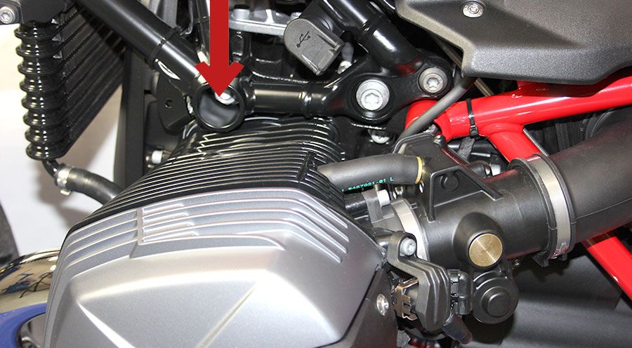 BMW R nine T Cubiertas para marco - Soporte del motor