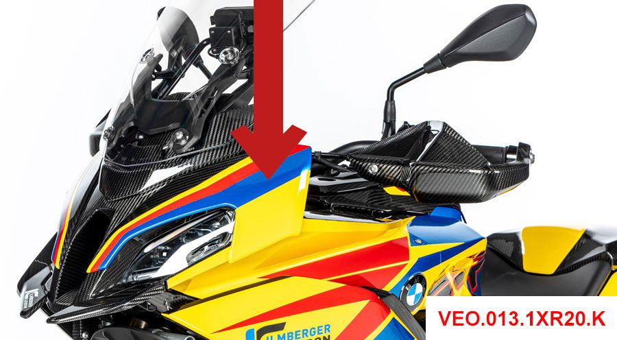 BMW S 1000 XR (2020- ) Carenado frontal de Carbono
