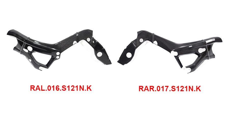 BMW S1000R (2021- ) Protector de carbono para marco