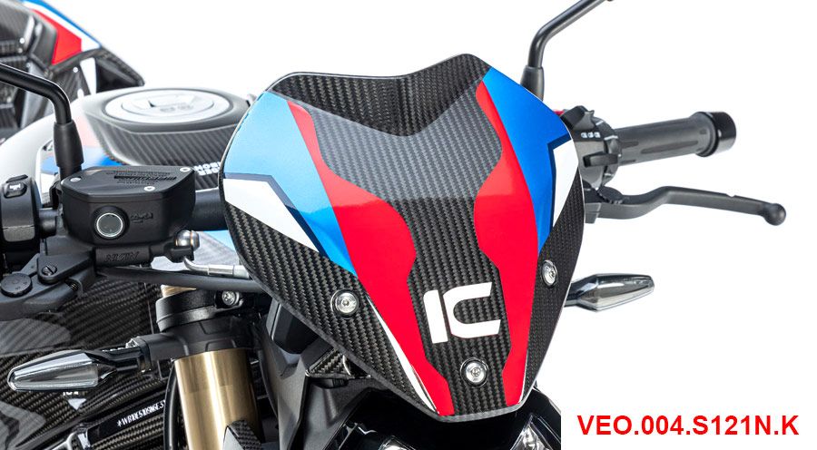 BMW S1000R (2021- ) Parabrisas de carbono