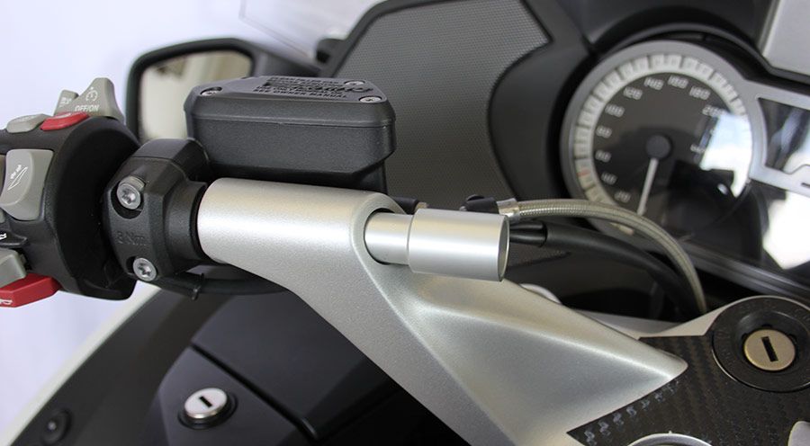 BMW R 1200 RS, LC (2015-) Adaptador para fijación manillar tubular