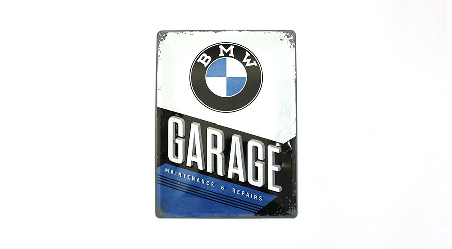 BMW G650Xchallenge, G650Xmoto, G650Xcountry Letrero metálico BMW - Garage