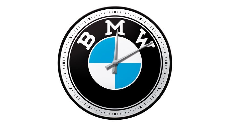 BMW Modelo clasicos desde 1969 Reloj de pared BMW - Logo