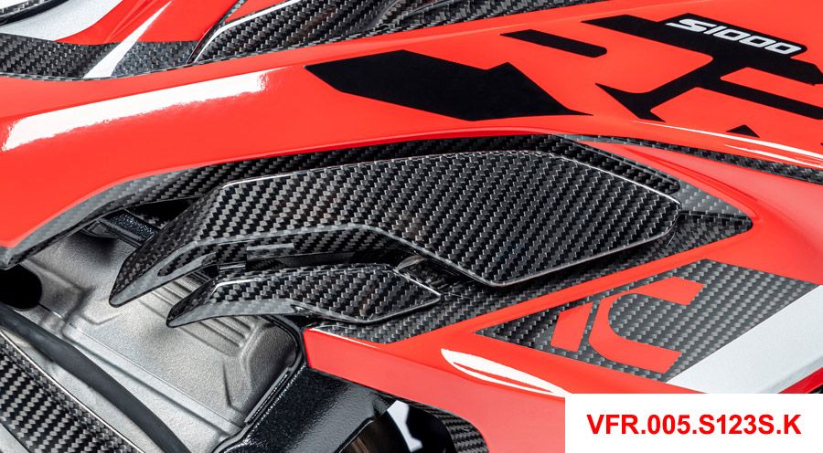 BMW S1000RR (2019- ) Air Outlet derecha de fibra de carbono
