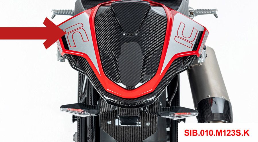 BMW S1000RR (2019- ) Carenado trasero