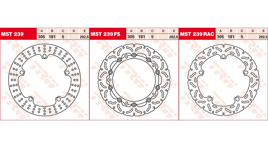 BMW R1200GS (04-12), R1200GS Adv (05-13) & HP2 Discos de freno delantero