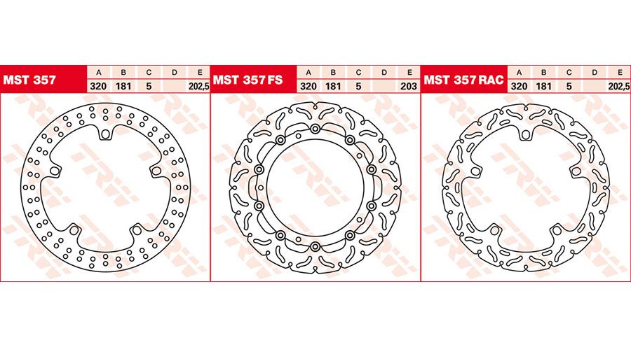 BMW R1200GS (04-12), R1200GS Adv (05-13) & HP2 Discos de freno delantero