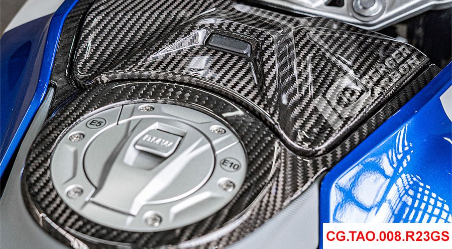 BMW R1300GS & Adventure Panel central de carbono para tanque