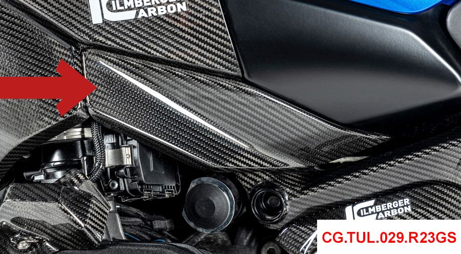 BMW R1300GS & Adventure Panel bajo de carbono para tanque (parte inferior)
