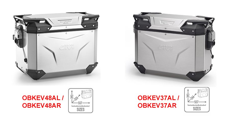 BMW F650GS (08-12), F700GS & F800GS (08-18) Maletas Givi Trekker Outback EVO Smart