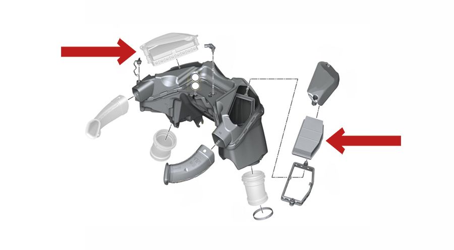BMW R1300GS & Adventure Filtro de aire