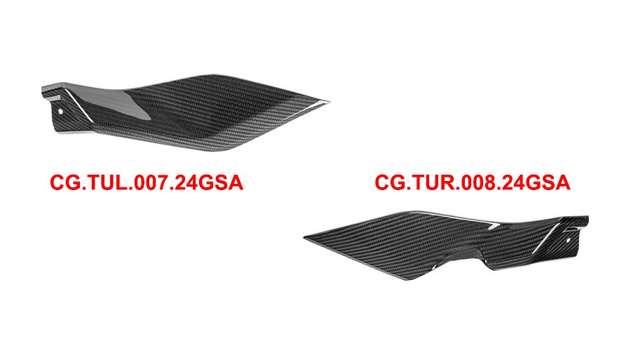 BMW R1300GS & Adventure Panel bajo de carbono para tanque