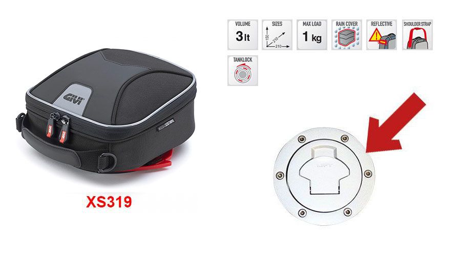 BMW R1300RT Bolsa sobredepósito XS319