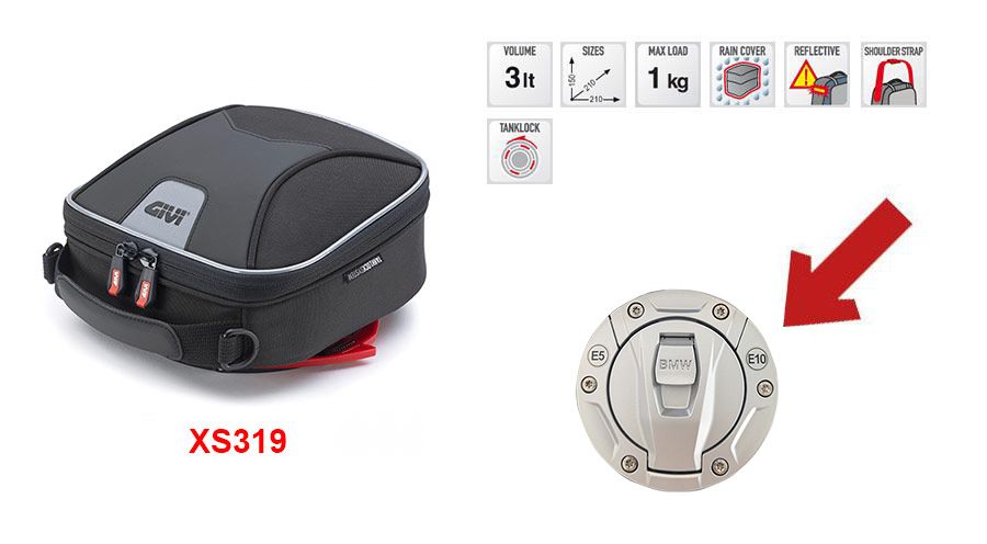 BMW R1300RS Bolsa sobredepósito XS319