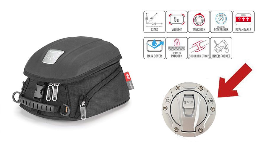 BMW R1300RS Bolsa sobredepósito MT505