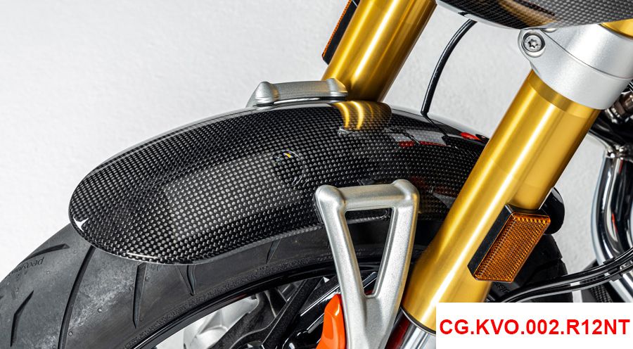 BMW R12nineT, R12, R12S & R12G/S Guardafangos delantero de carbono