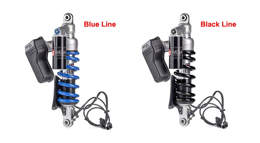 BMW R 1250 GS & R 1250 GS Adventure Wilbers suspensión tipo 645 Plug & Play WESA Dynamic Feedback trasero