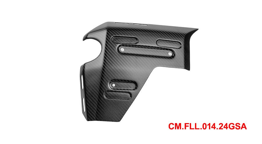 BMW R1300GS & Adventure Cubierta de carbono para enfriador con agujeros para sujetar bolsas