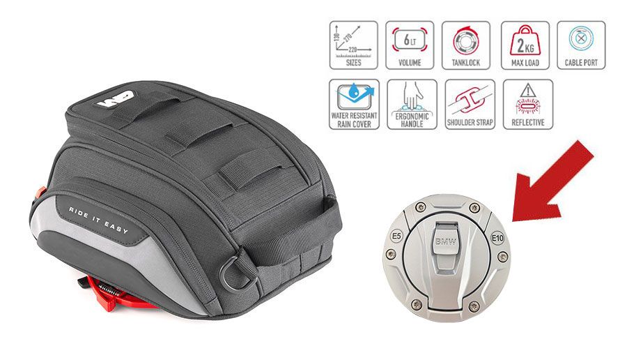 BMW R1300RS Bolsa sobredepósito Easy BAG