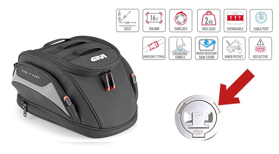 BMW S1000RR (2019- ) Bolsa sobredepósito Easy-T