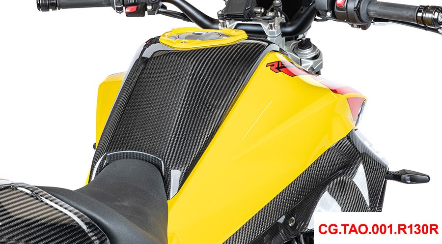 BMW R1300R Panel de tanque superior de carbono