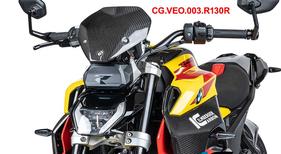 BMW R1300R Parabrisas de carbono